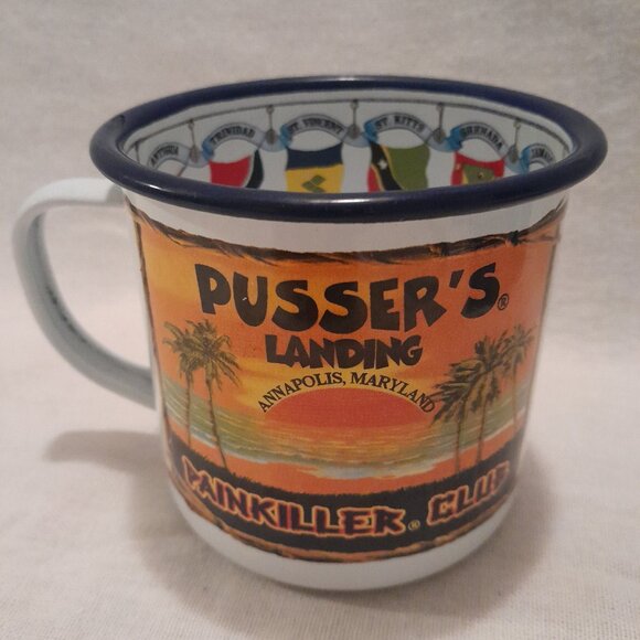 Pusser"s Landing Metal Mug - Picture 1 of 4